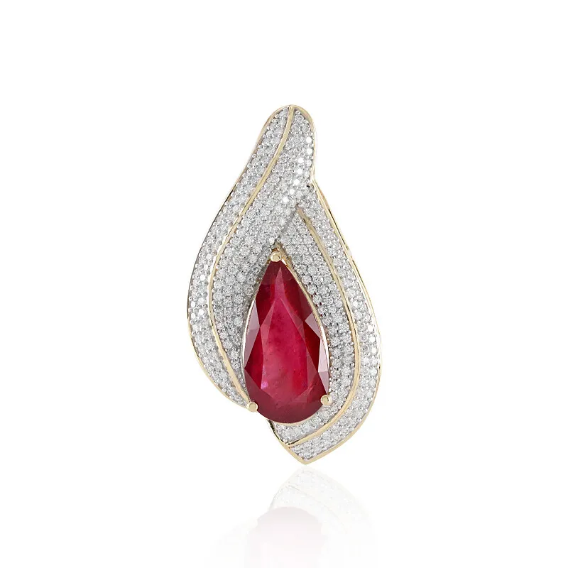 Ciondolo in oro con Rubino del Madagascar (SUHANA)