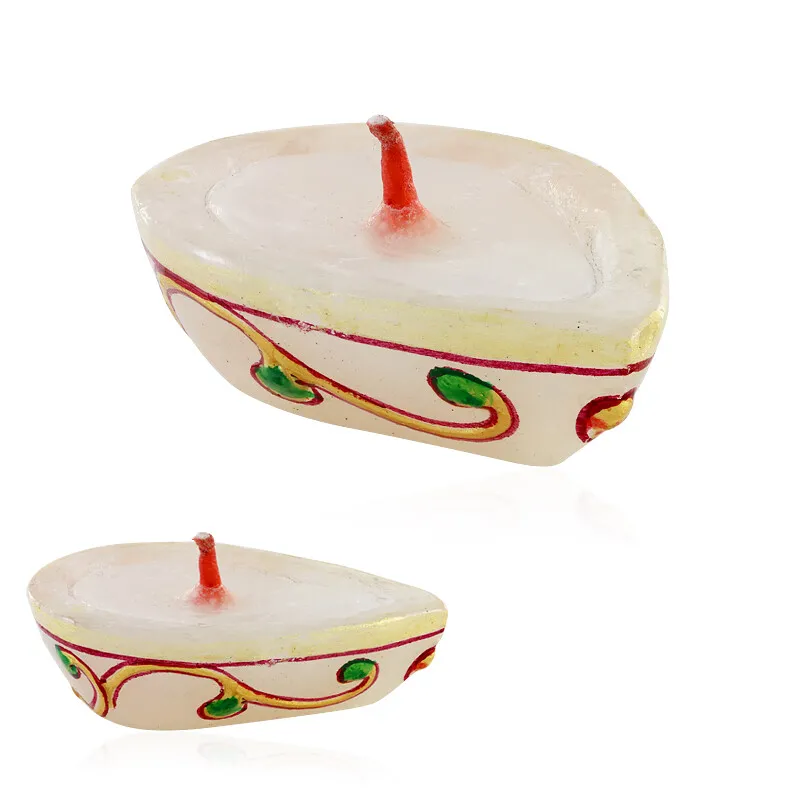 Candela Diwali con Quarzo Bianco