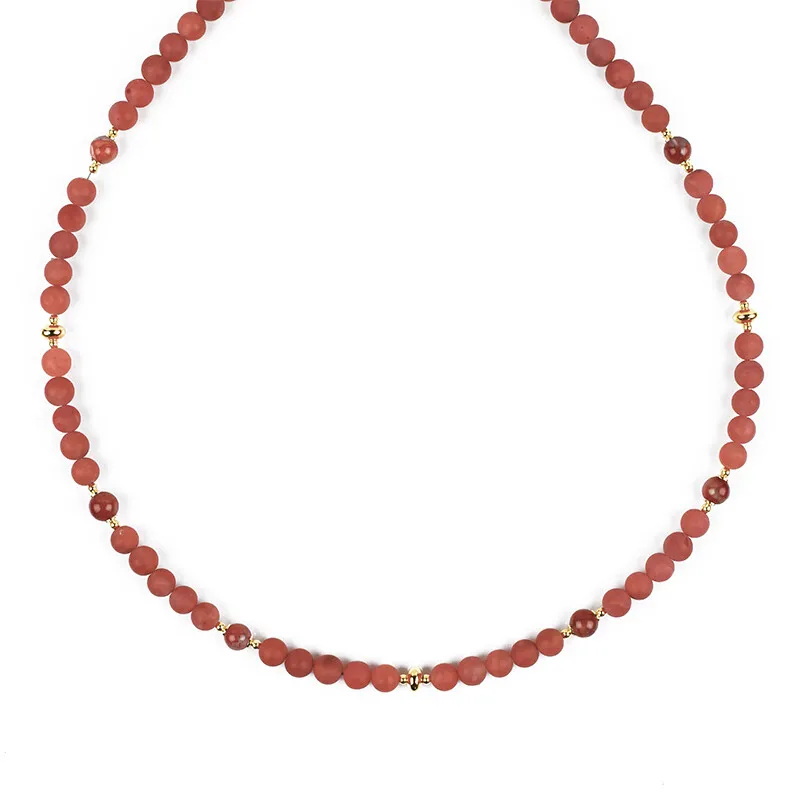 Collana in argento con Agata Pionier