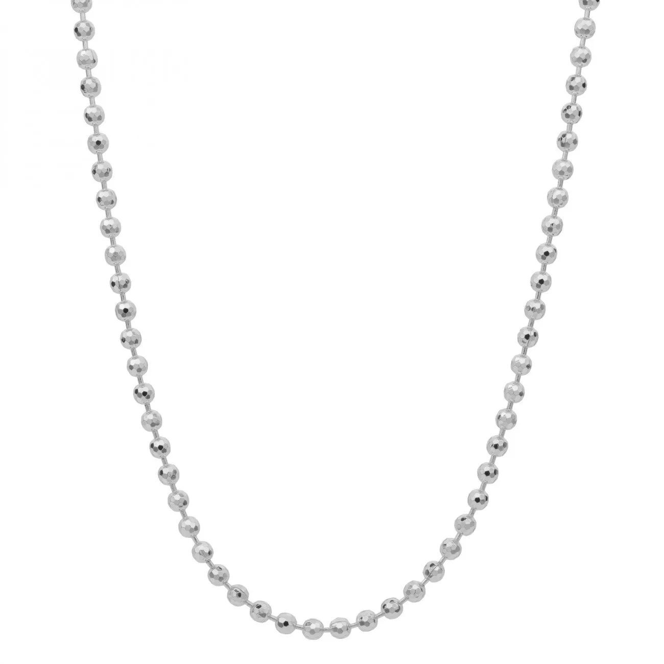 Collana Rosato Storie Catena con palline