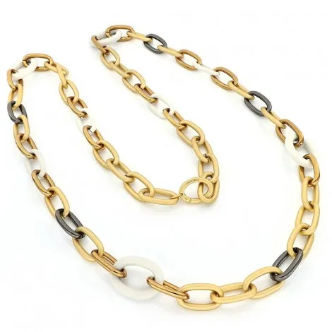 Unoaerre Collana Lunga Catena Forzatina Limited Edition EXH5074